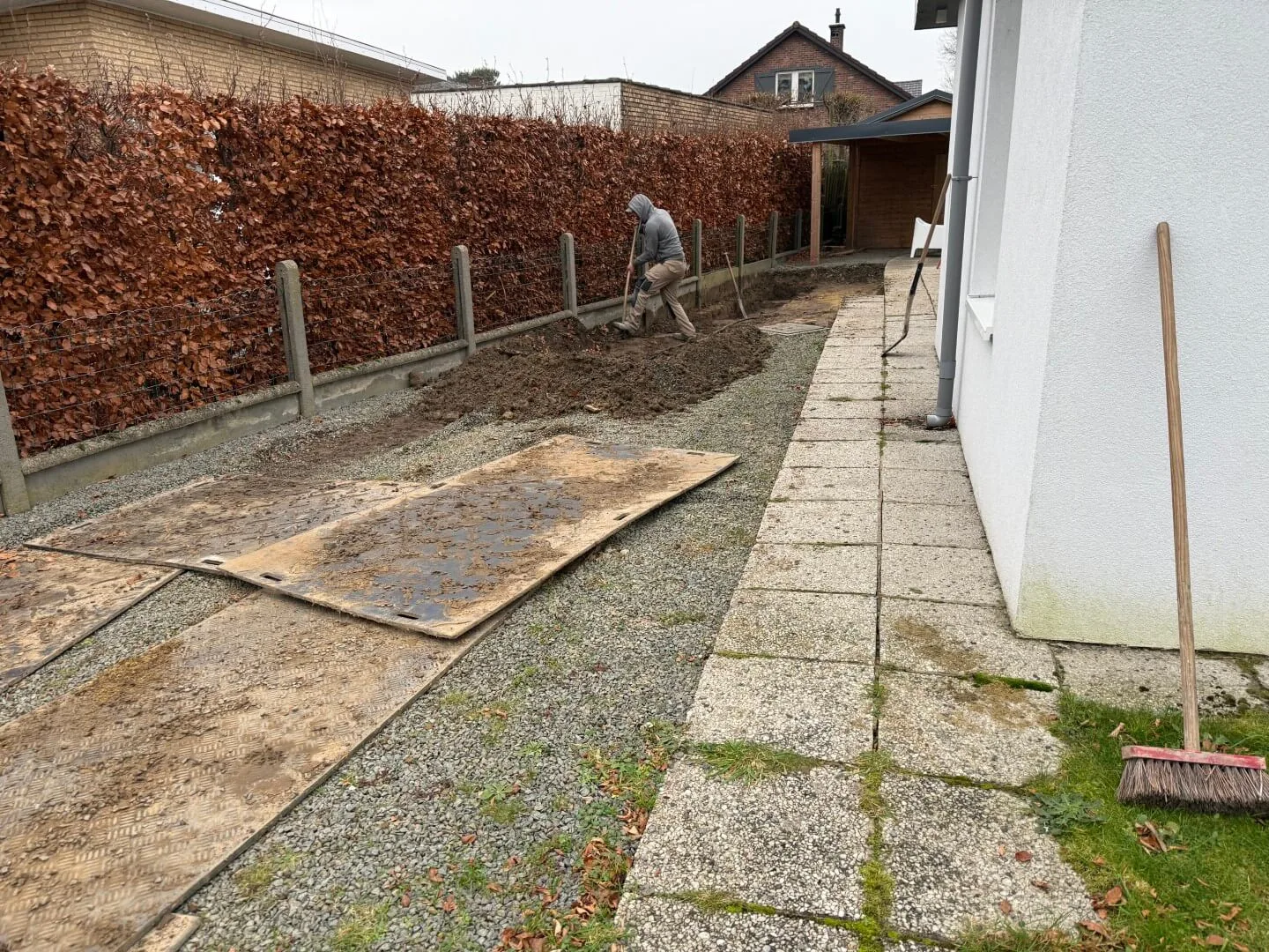 Tuinaanleg Wichelen Gebuurweg 4